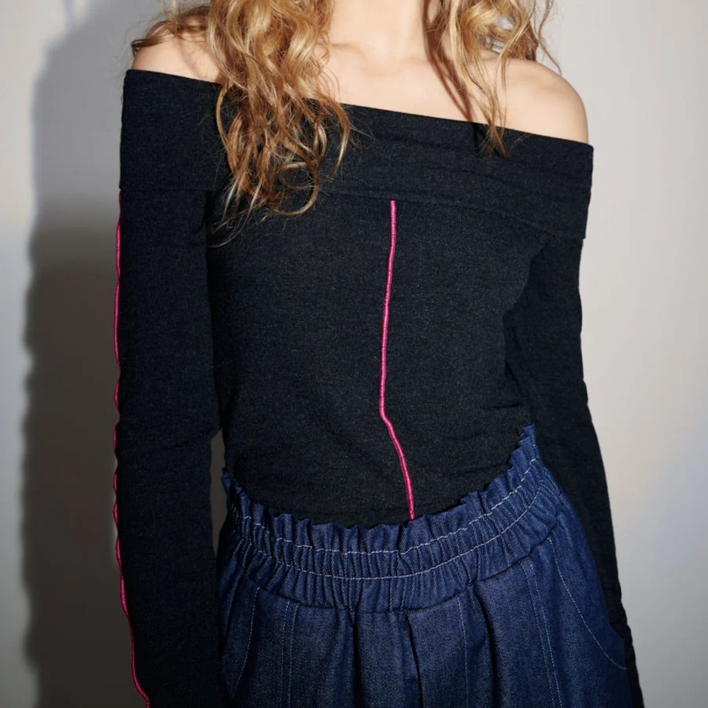 Eve Gravel Baya Top